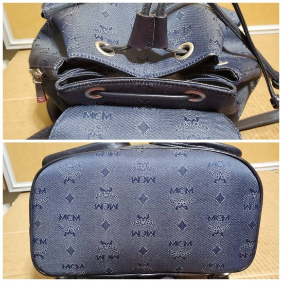 Authentic Mcm visetos Canvas/Leather Backpack - Picture 8 of 10